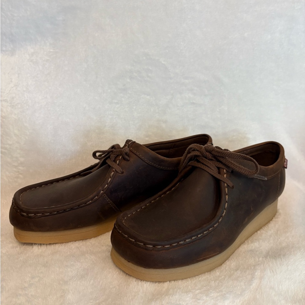 Clarks Women's Brown Leather Loafers